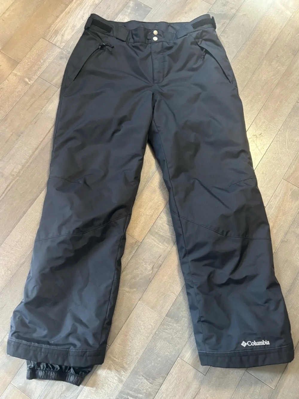 Columbia Omni Heat Tech Pants Men Ski Snow Pants Waterproof Black Size Medium LN - Picture 1 of 11